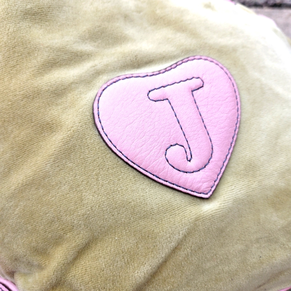 SOLD Juicy Couture Velour Sage Green and Baby Pink Daydreamer Bag - Picture 9 of 13